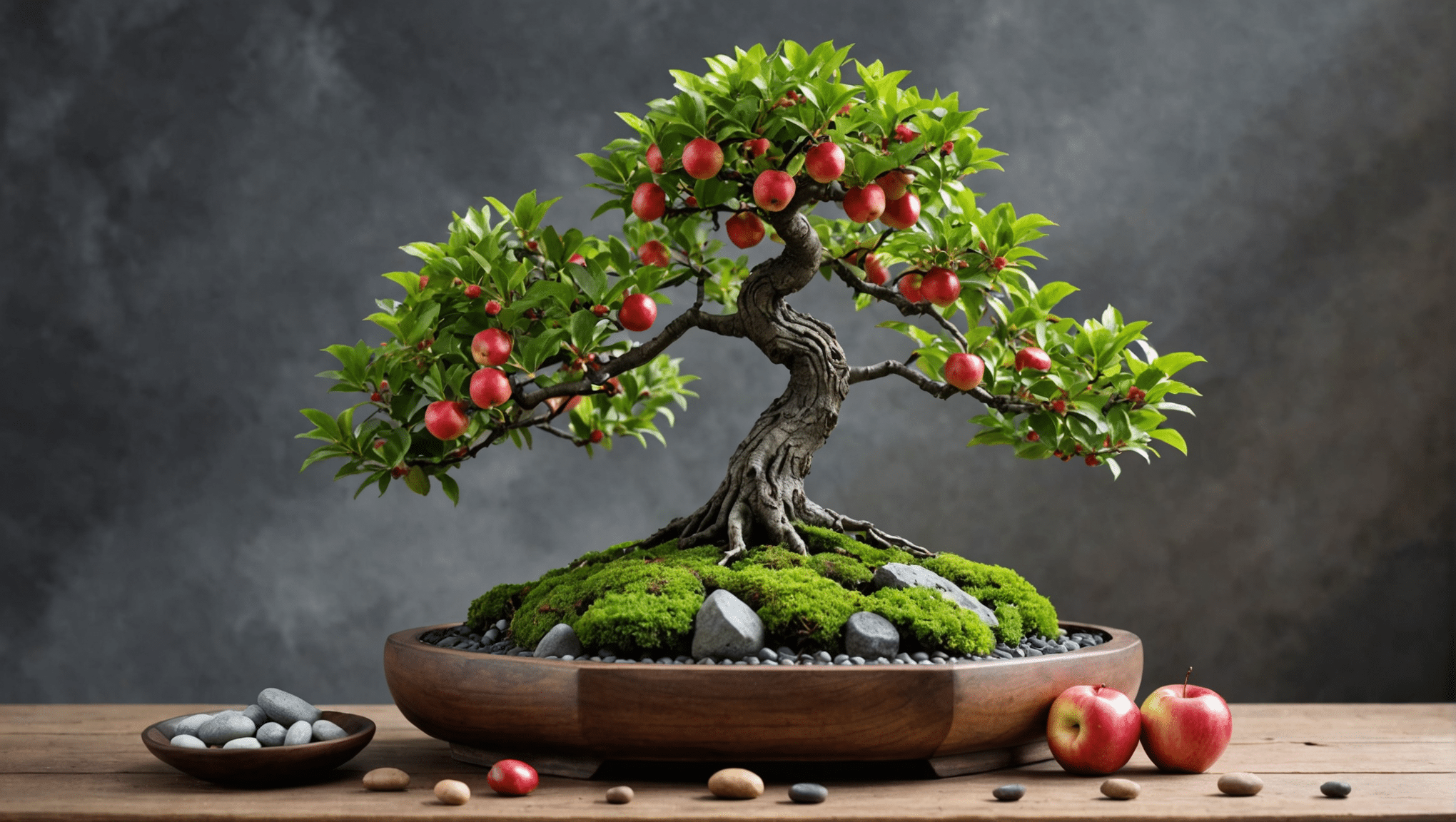 temui semua nasihat penting untuk mengekalkan pokok epal bonsai (malus): petua penyiraman, teknik pemangkasan, serta harga yang diharapkan untuk pokok epal kecil yang cantik. pelajari cara menanam tumbuhan yang menarik ini dan jadikan ia sebagai elemen hiasan sebenar di taman atau rumah anda.