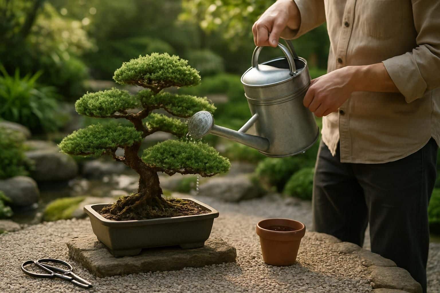 Découvrez nos astuces pour entretenir votre bonsaï : apprenez les techniques d'arrosage, de taille et les soins essentiels pour maintenir votre arbre miniature en pleine santé et esthétique.
