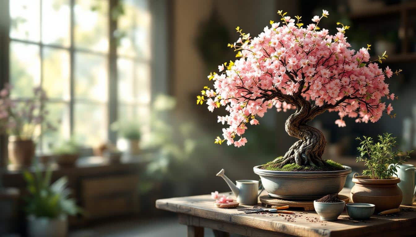 découvrez les techniques essentielles pour entretenir votre cerisier bonsaï afin qu'il fleurisse en 2025. apprenez les meilleurs conseils en matière d'arrosage, de taille et d'exposition au soleil pour garantir une floraison spectaculaire. transformez votre passion pour le bonsaï en un véritable jardin d'émerveillement.