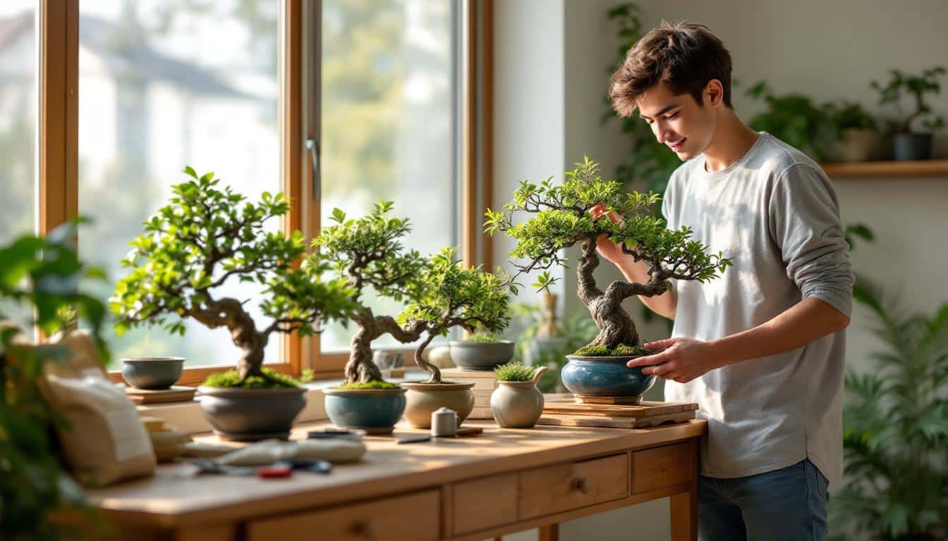 découvrez les meilleures astuces pour choisir et entretenir un bonsaï d'intérieur, spécialement conçues pour les débutants. apprenez à prendre soin de votre petit arbre, à maîtriser les techniques de taille et à créer un environnement idéal pour sa croissance.