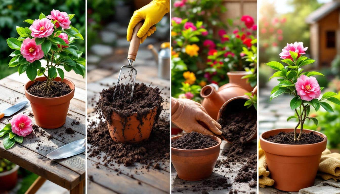 découvrez les étapes essentielles du rempotage du camélia pour garantir une plante éclatante. apprenez à choisir le bon terreau, le meilleur moment et les techniques adaptées pour favoriser la santé et la floraison de votre camélia.